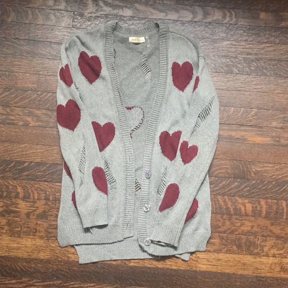 Vintage Hearts Sweater